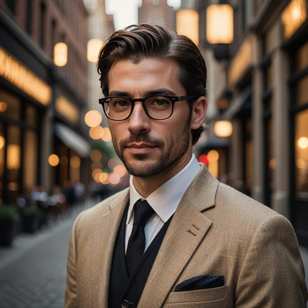 Professional Portrait in Warm Natural Light