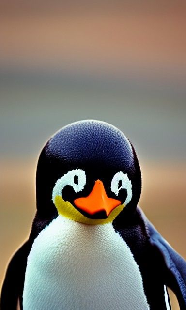 Happy Penguin Generated by AI