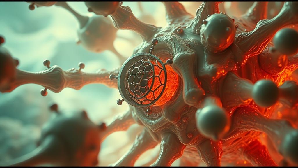 Surreal Molecular Depths in Biomechanical Landscape