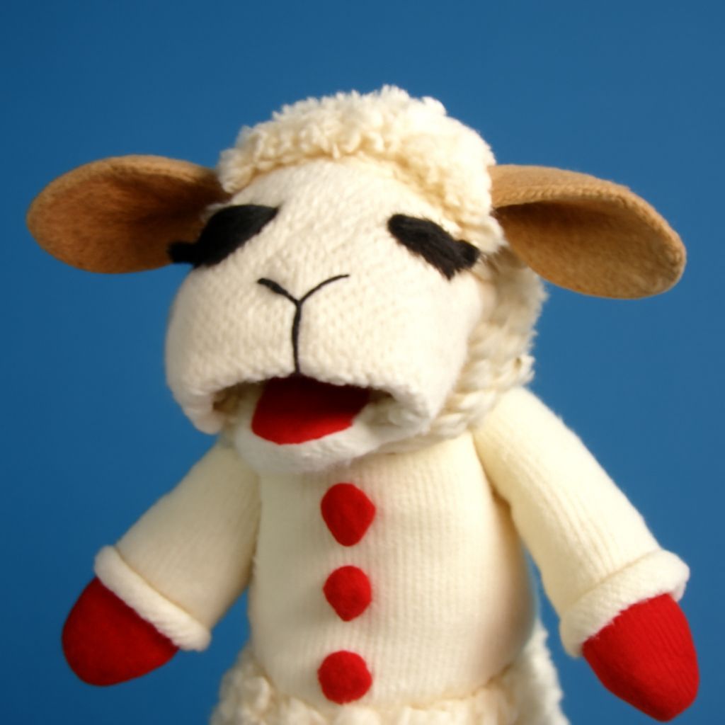 Lamb Chop Sock Puppet from Play-Along