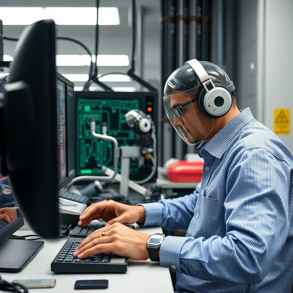 Futuristic Technological Landscape