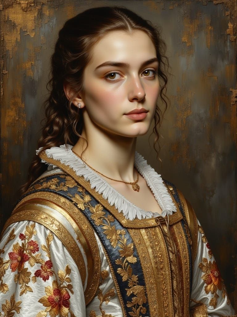 Baroque Beauty in Richly Embroidered Regalia