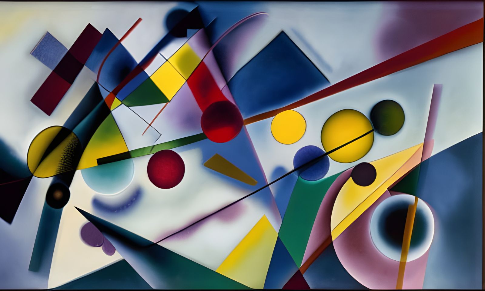 Abstract Motion with Volumetric Lighting