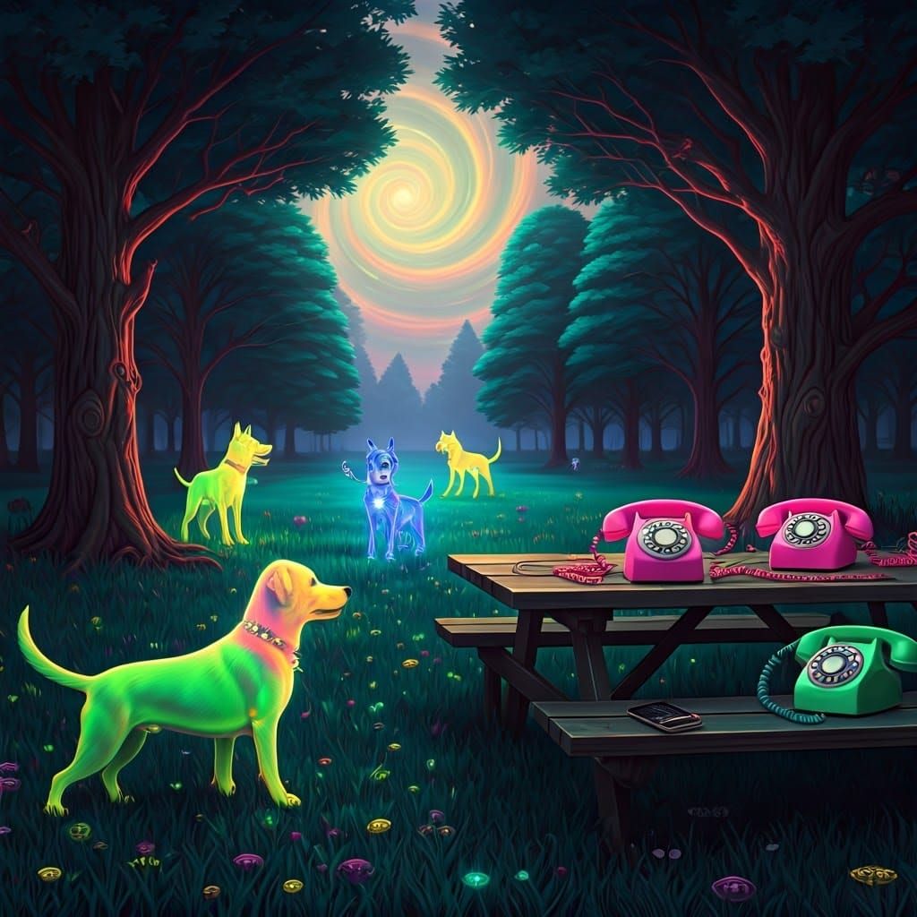 „Leuchtende Hunde und strahlende Phänomene: Eine surreale Welt seltsamer, radioaktiver Erscheinungen erleben“