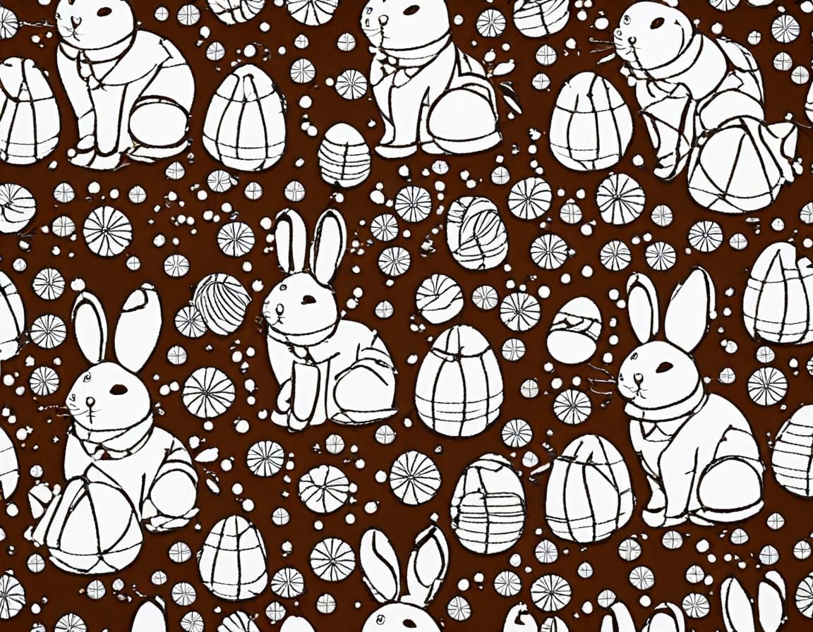 Vibrant Easter Bunnies in Rich Fabrics