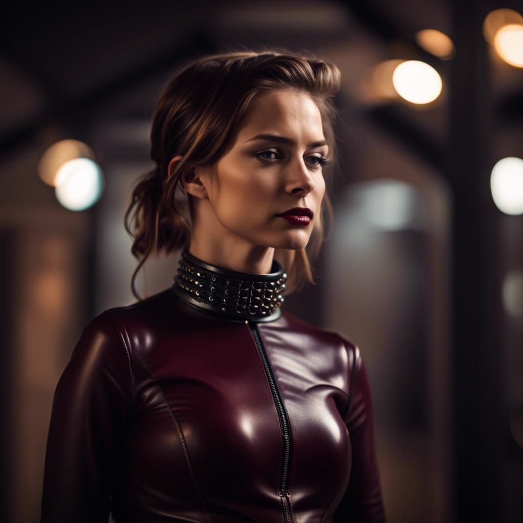 Girl in Catsuit with Corset, Professional Photography