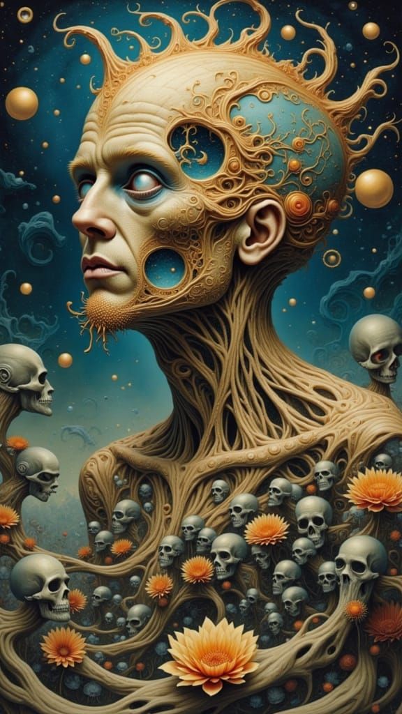 Fractal Faced Man: Dreamscape of Mutation and Fantasy