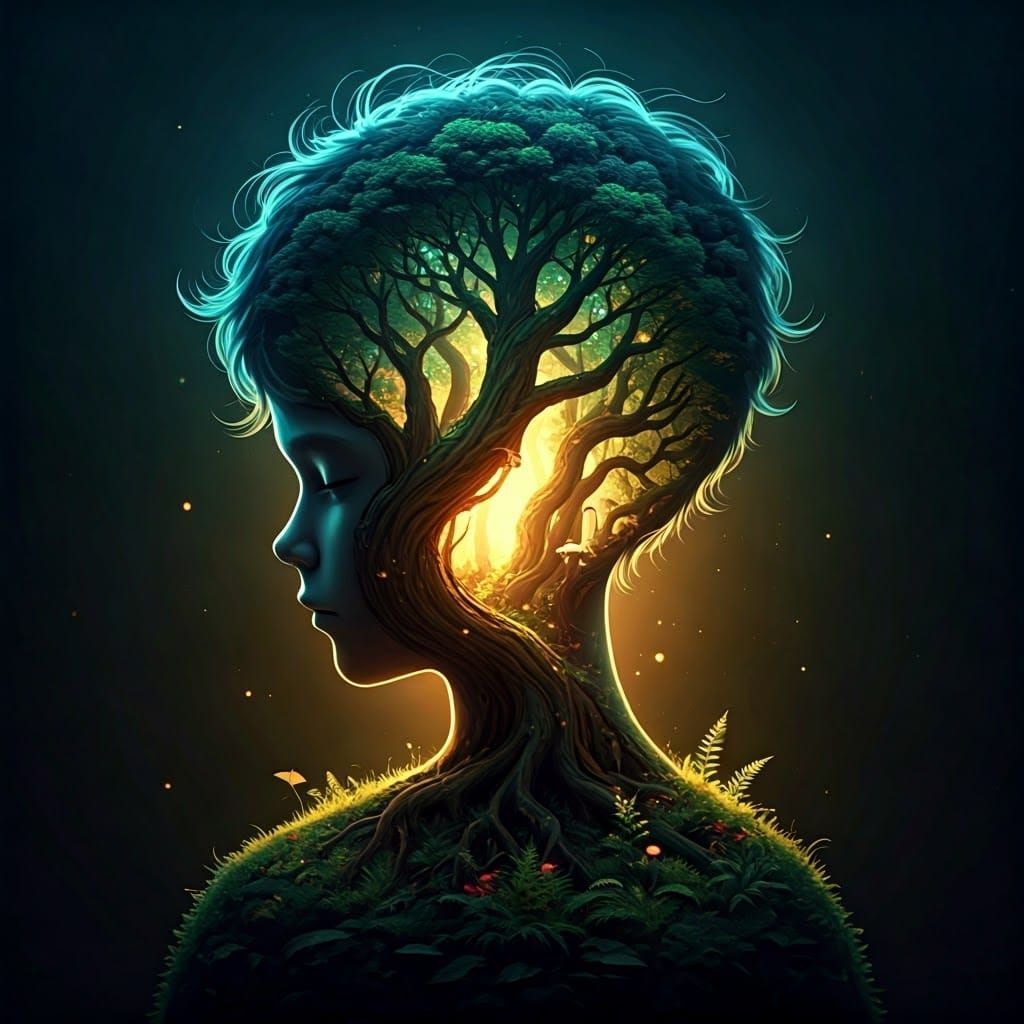 Youthful Portal to an Enchanted Forest