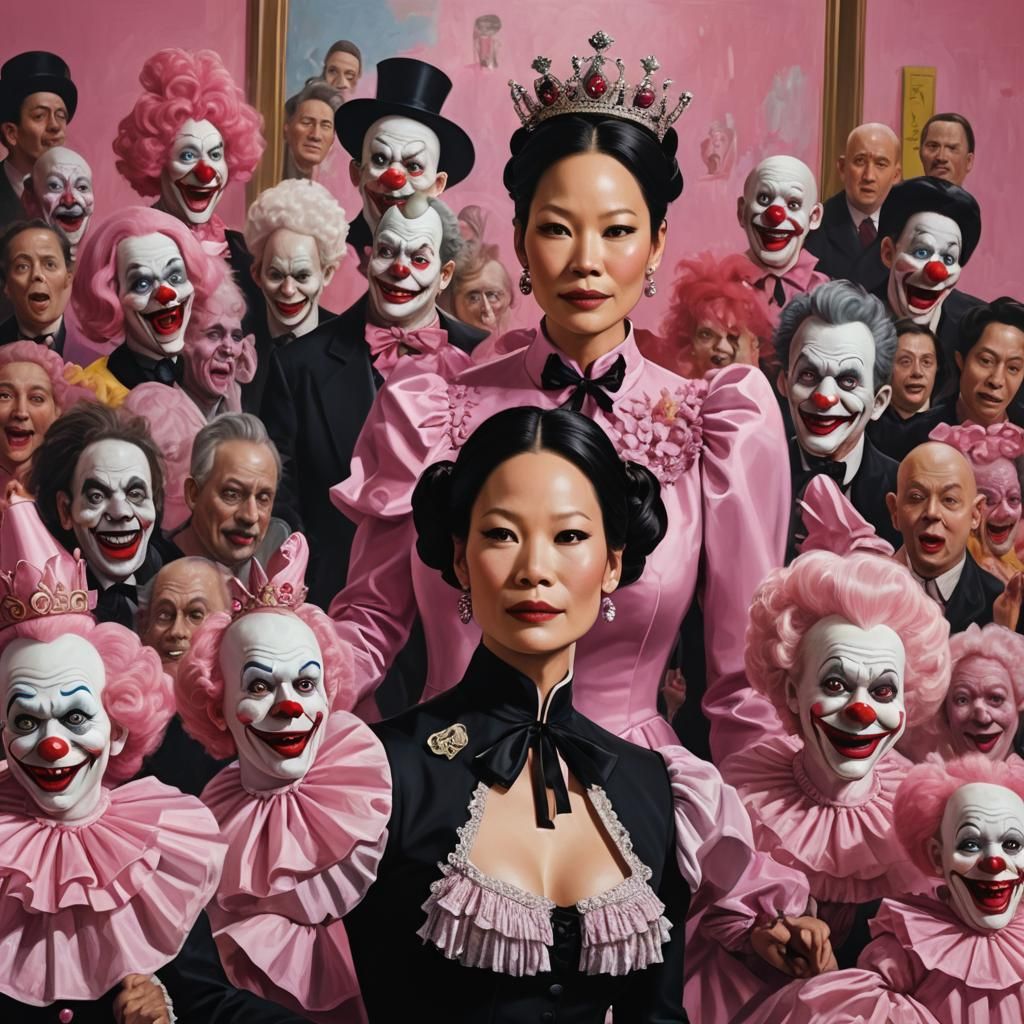 Lucy Liu, Queen of New York, Teacher of Clowns
