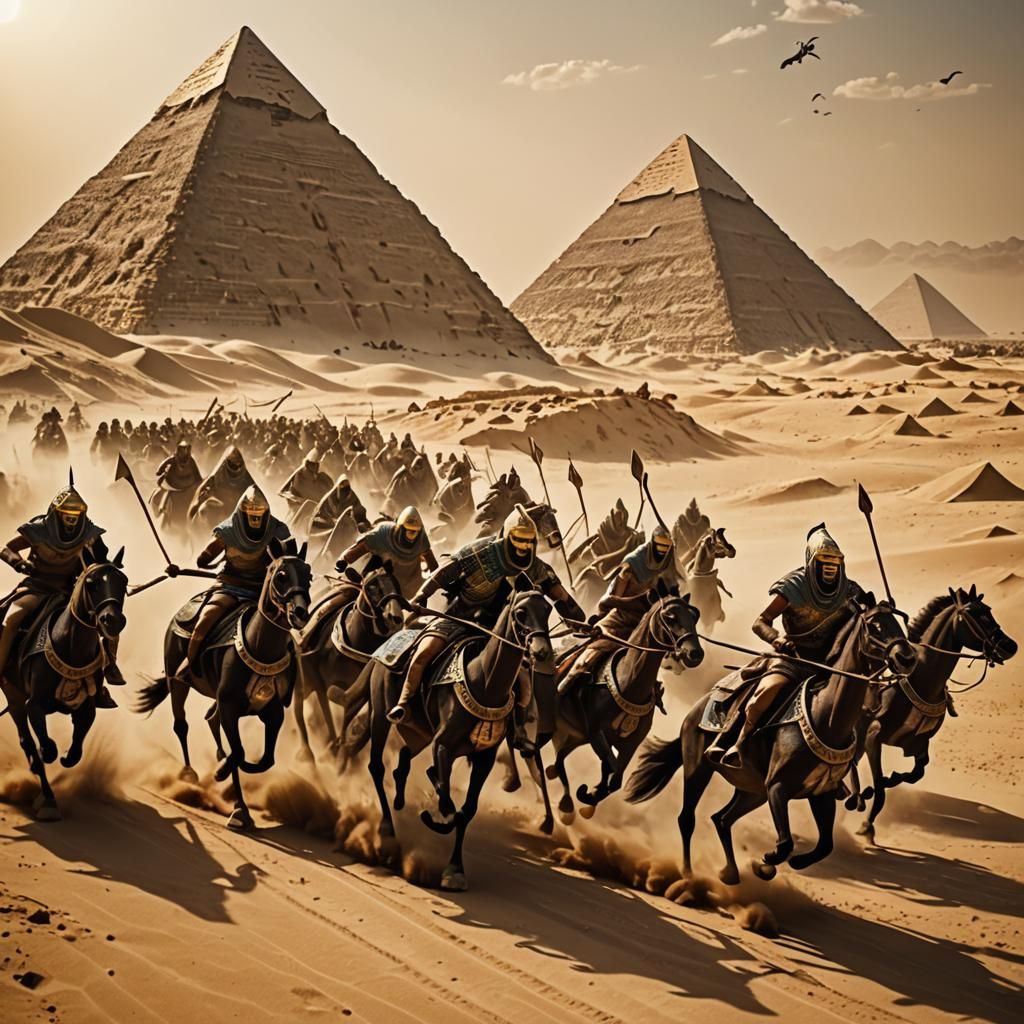 Epic Battle of Ancient Egyptian Warriors