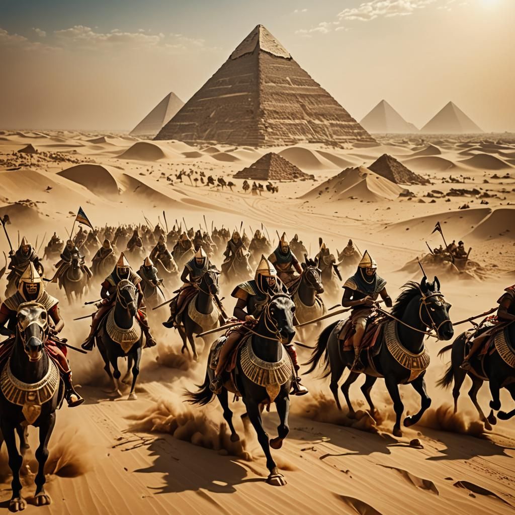 Epic Battle of Ancient Egyptian Warriors