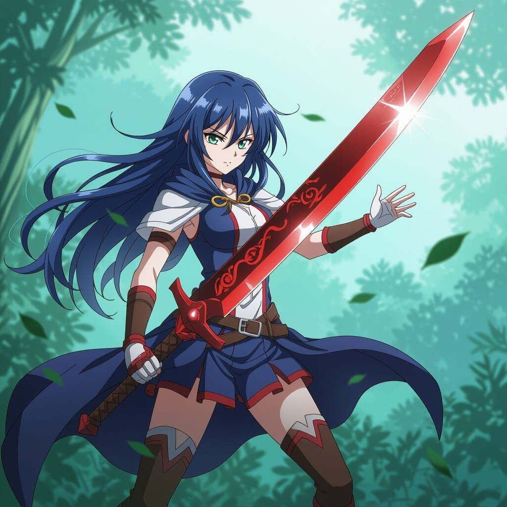 Blade of Death: Manga Scan in Anime Style