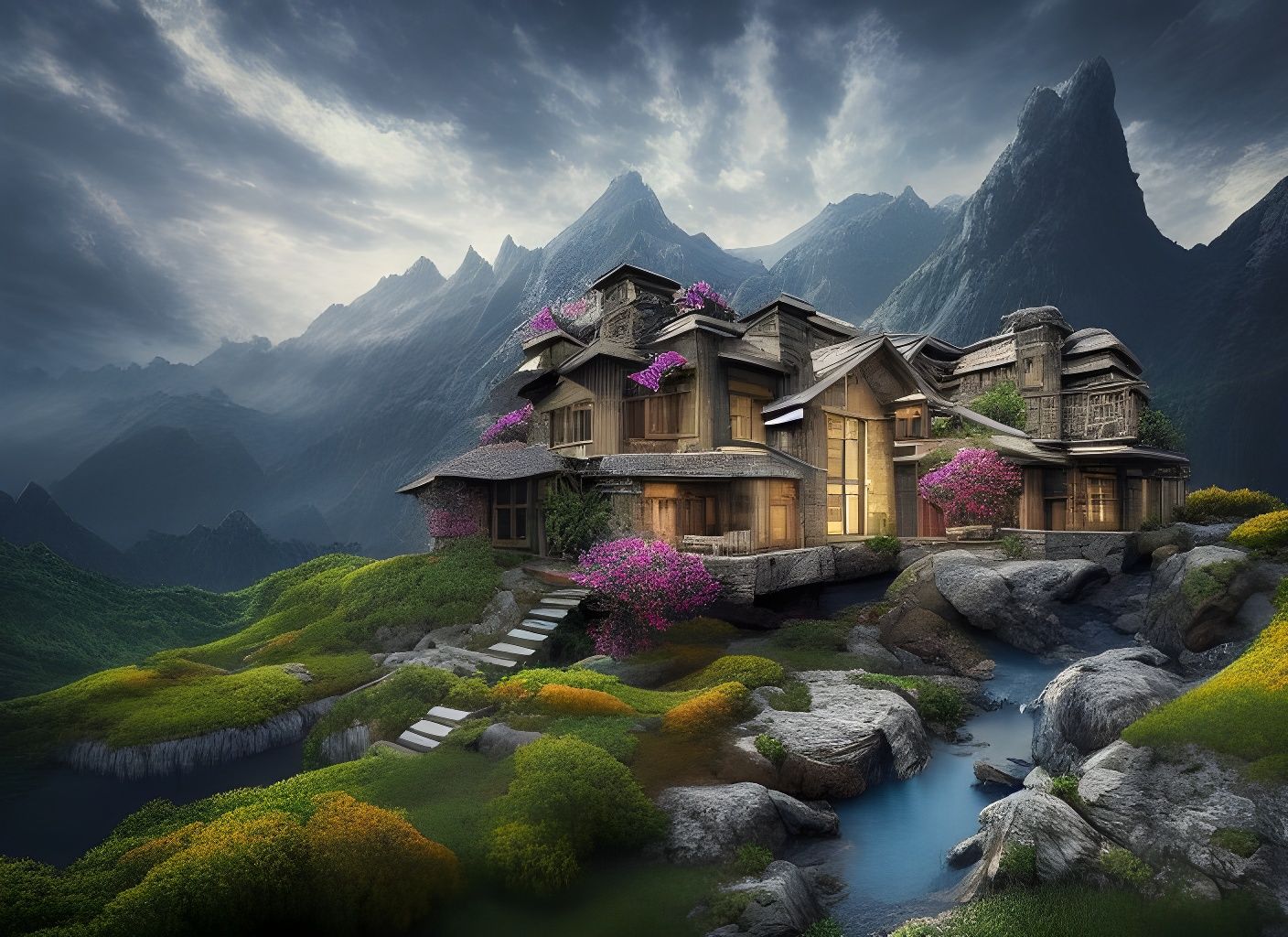 Homes of the world  {hilltop}