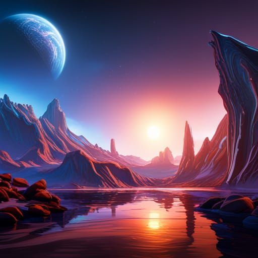 Sci-Fi Space Opera Matte Painting