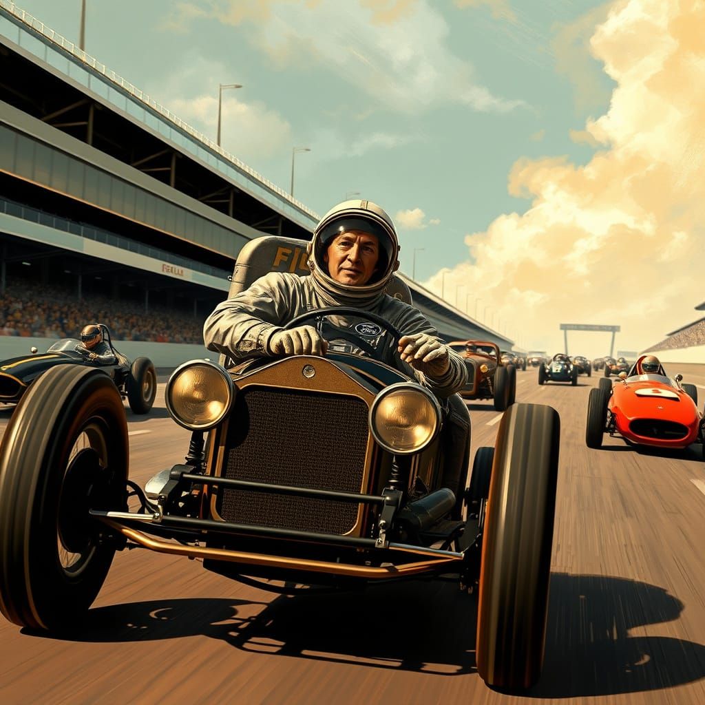 Vintage Astronaut Speeds to Victory in Indianapolis 500