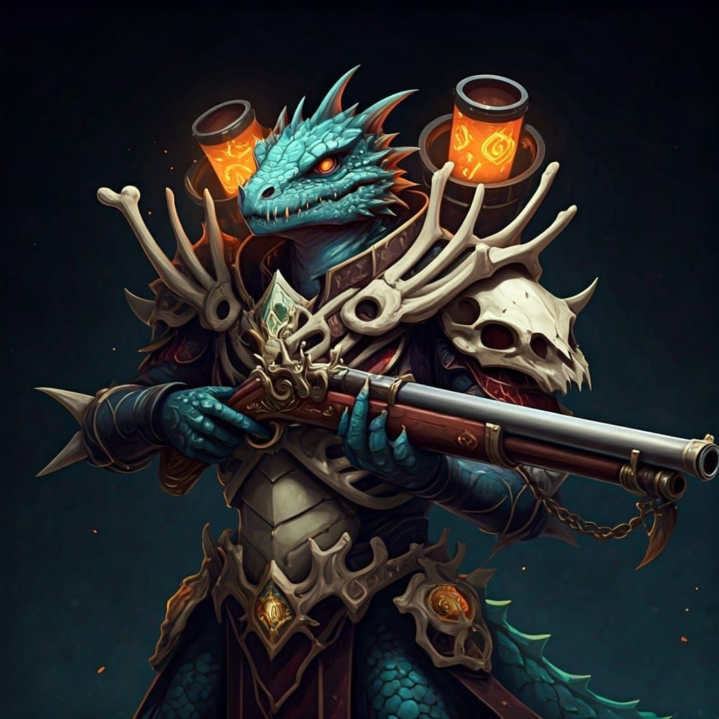 Lizardfolk Artillerist Artificer v2