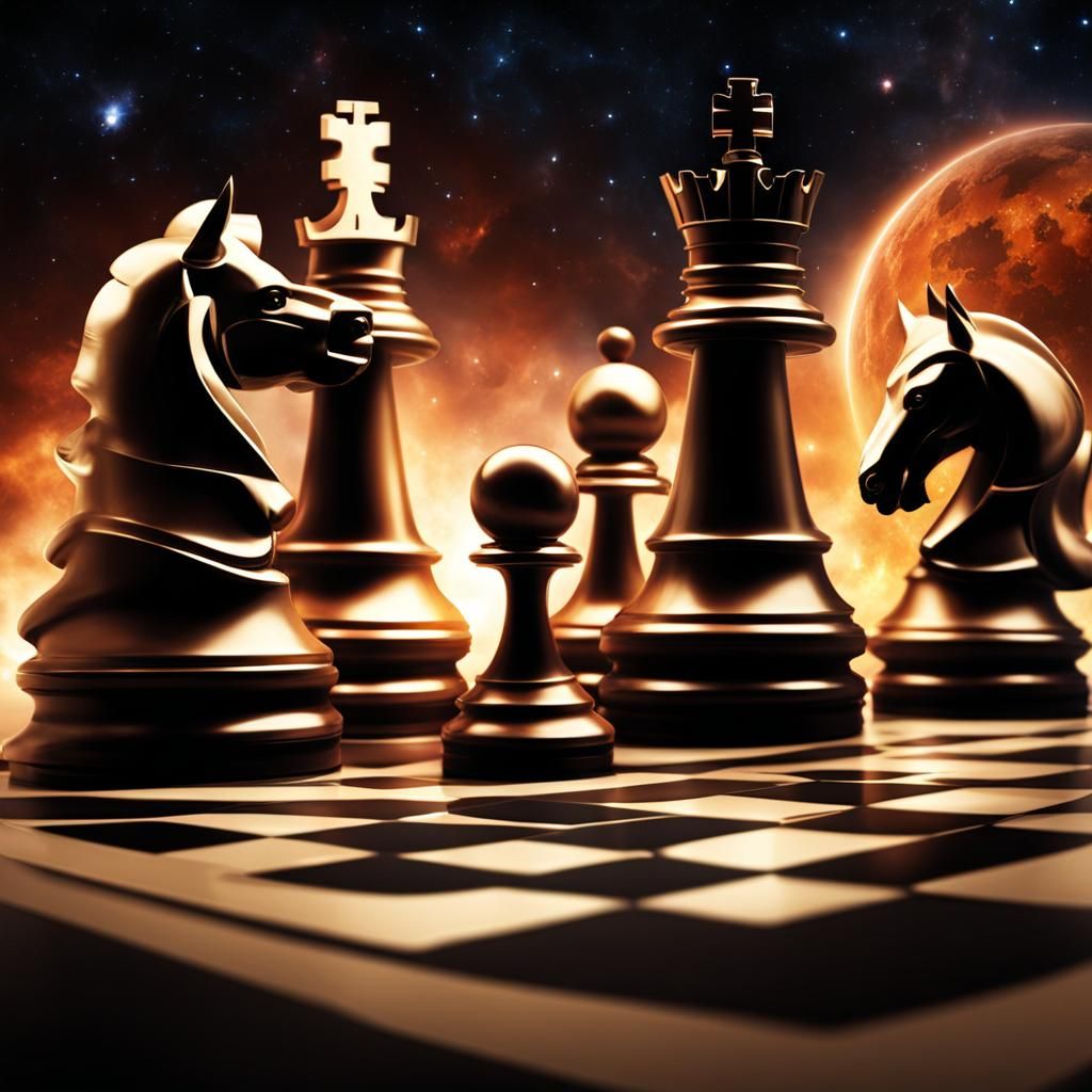 Chess Game in Space