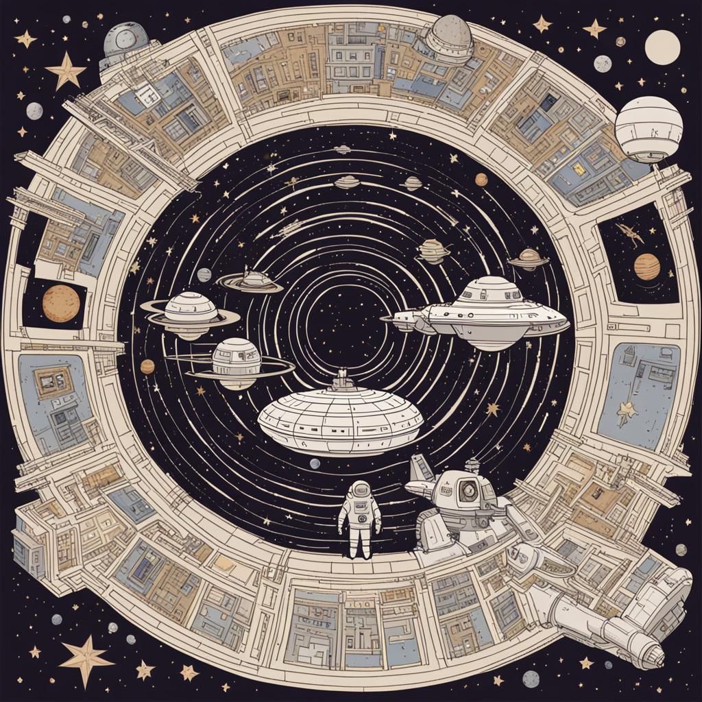 Space Station with Bowie, Ghosts, and Poldark