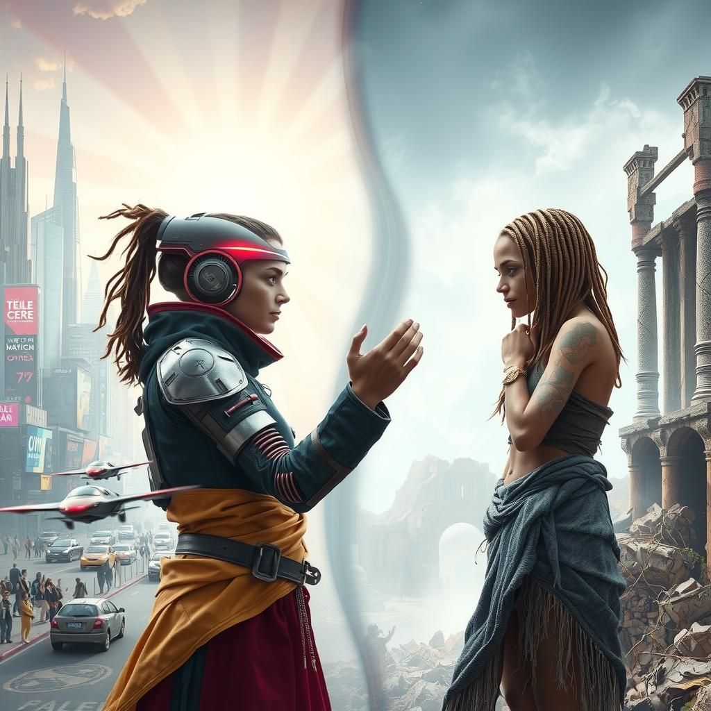 Twins Bridge Worlds in Sci-Fi Fantasy