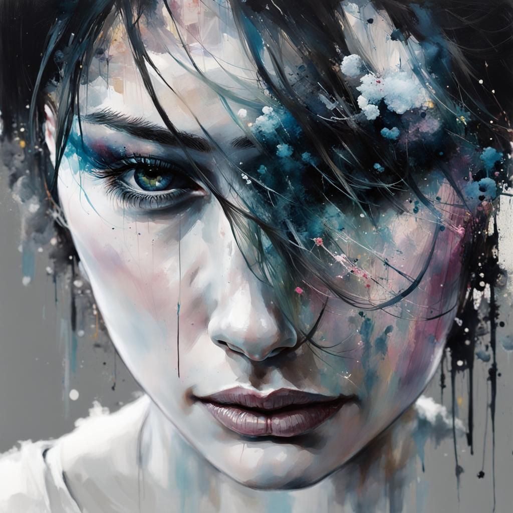 Vibrant Watercolor Art: Dust in the Wind