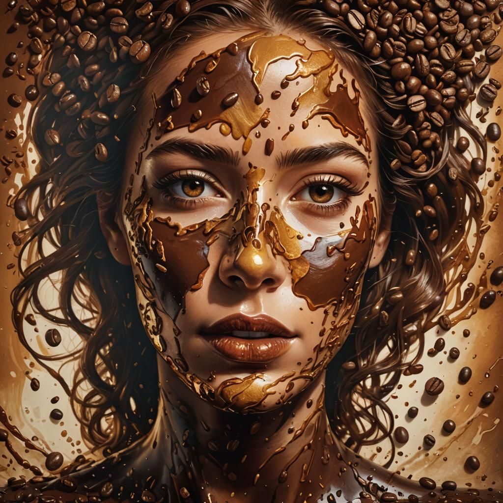 Coffee Woman: Hyperrealistic Concept Art in Unreal Engine