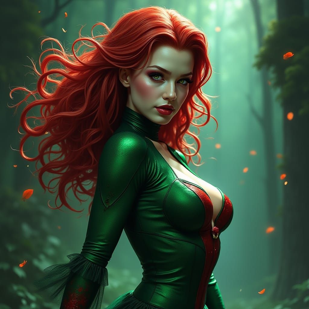 Poison Ivy: Epic Cinematic Comic Book Art