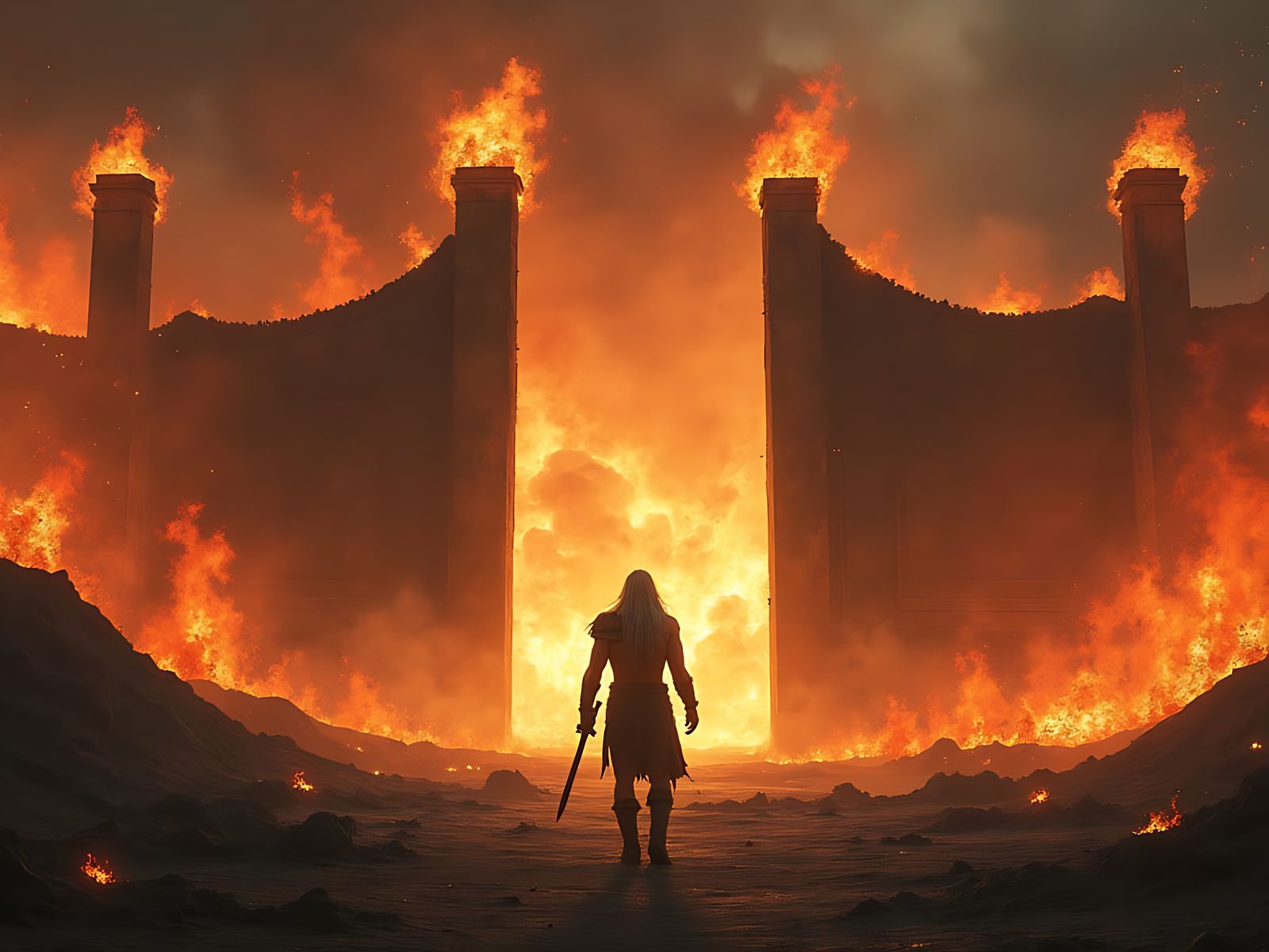 Battle of the Wasteland: Demons vs. Savior