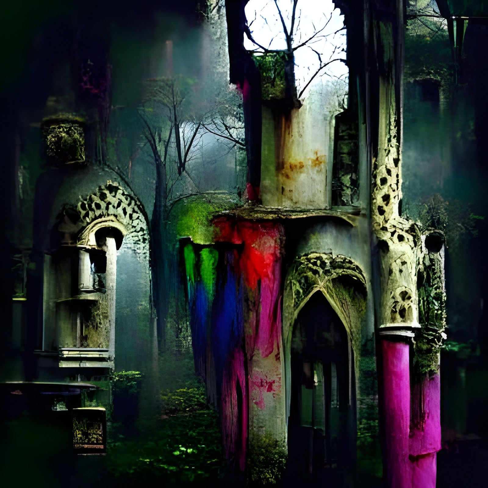 Ethereal Gothic Art in Post-Apocalyptic Horror