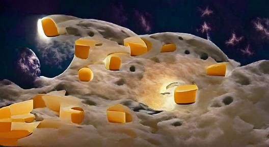 The Moon is Made of Cheese: AI Concept
