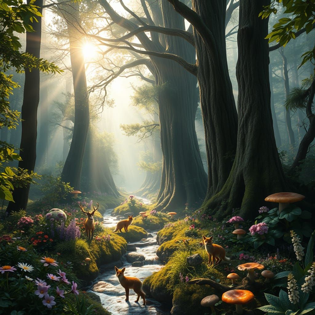 Enchanted Forest Hide and Seek in 8K