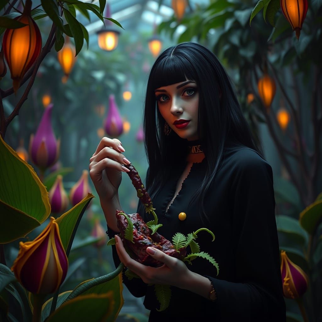 Midnight feeding in the Arboretum