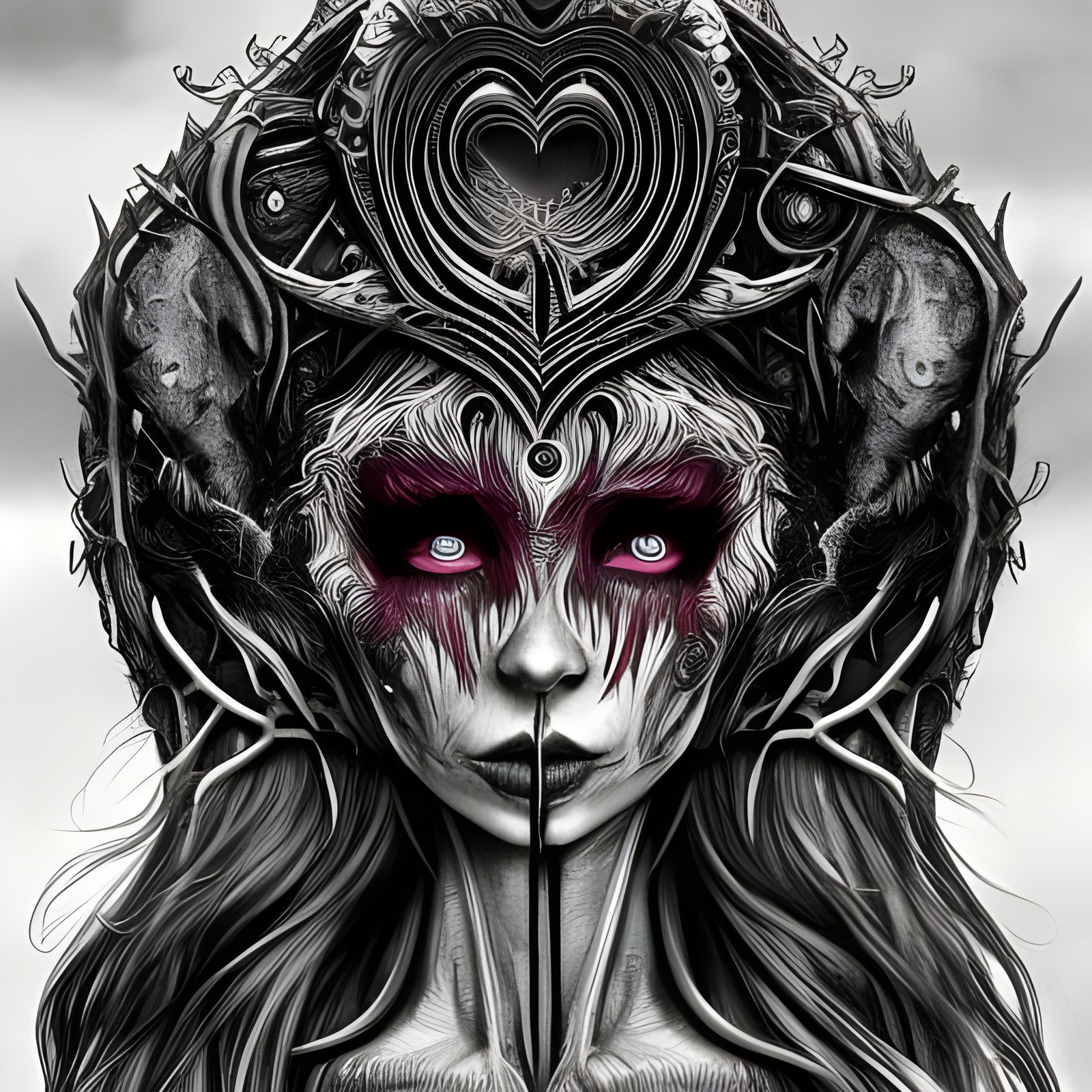 Touching Dark Fantasy Heart by Necrolord