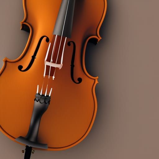 Detailed Orchestral Cello with Sheet Music