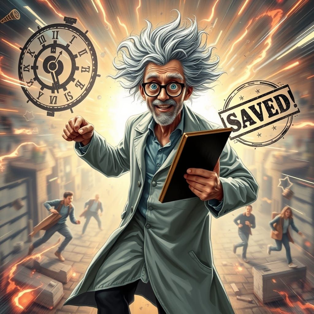 Eccentric Scientist Harnesses Quantum Energy in Chaos