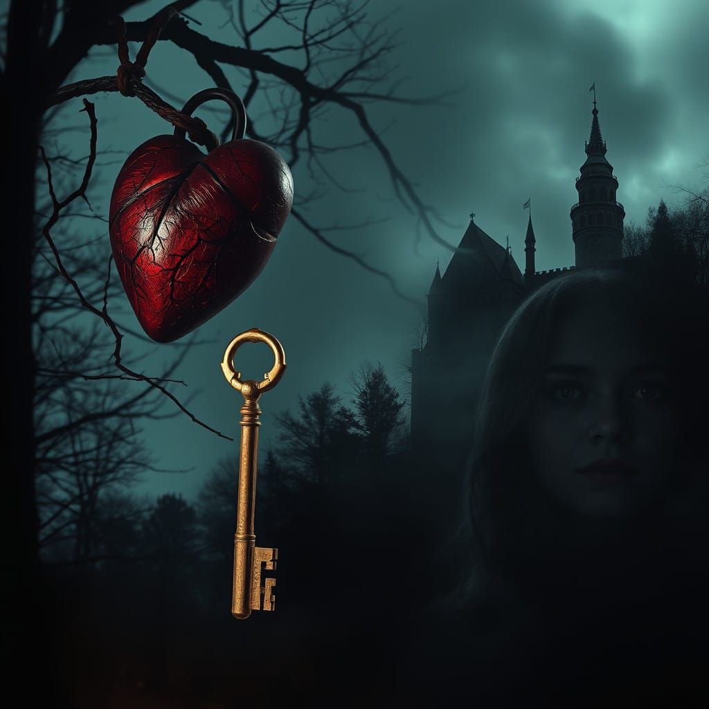 Darkness Unveiled: Heart, Keys, and Shadows