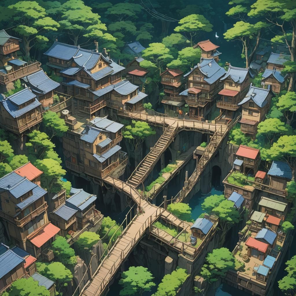 Bart in Studio Ghibli Anime Style