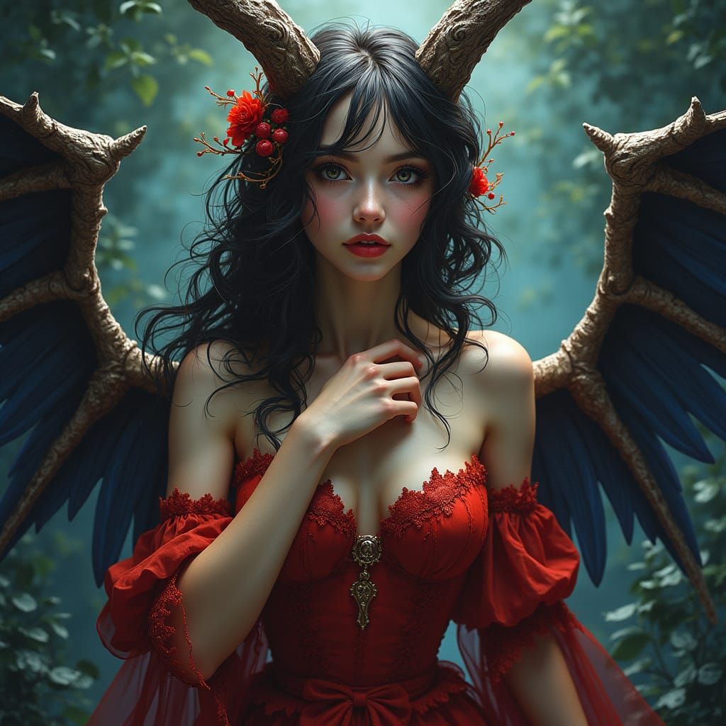 Enticing Fantasy Image with Intricate Detail