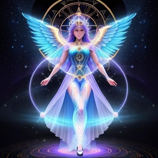 Elemental Angel Reveals Consciousness in Sacred Geometry
