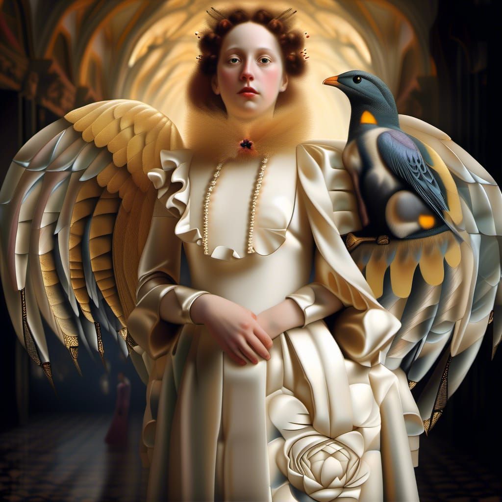 Zero Sum Game: Hyperreal Painting in Klimt Style