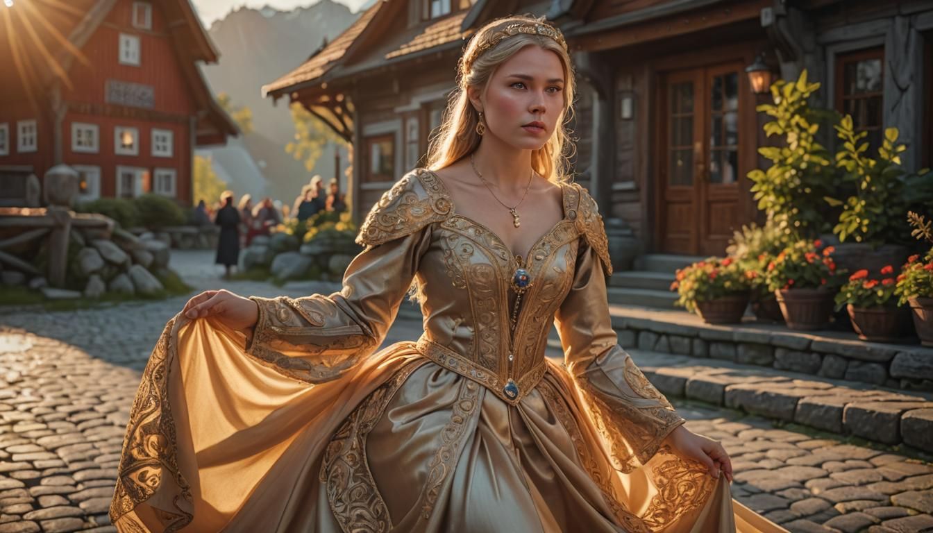 Beautiful Norwegian princess