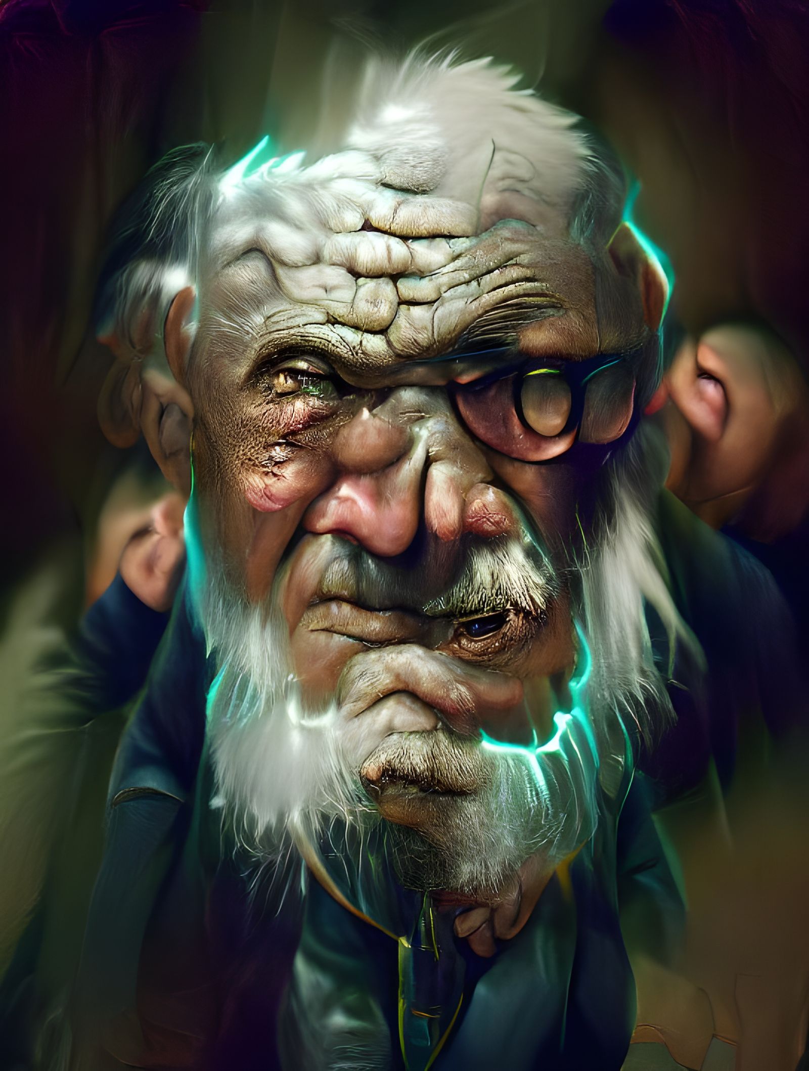 Fantasy Portrait of an Old Man