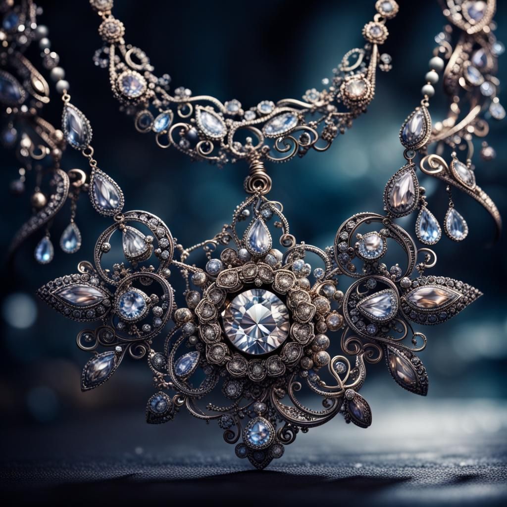 Magical Jewelry with Intricate Details in HDR
