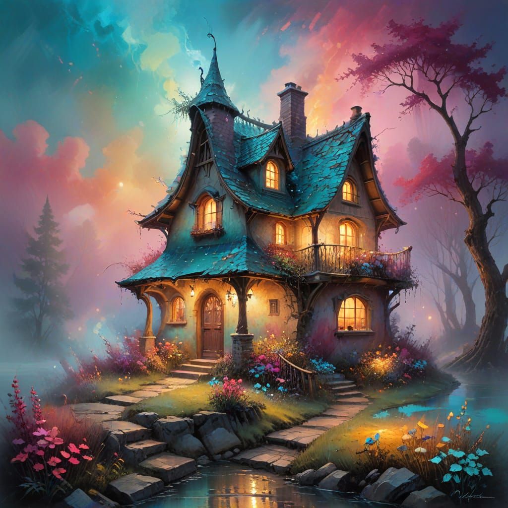 Enchanted Whimsy in Ethereal Evening