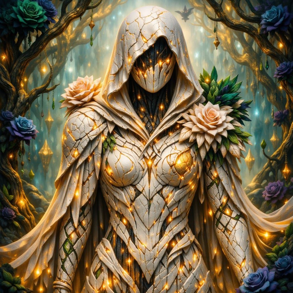 Enigmatic Luminaria: Abstract Digital Art