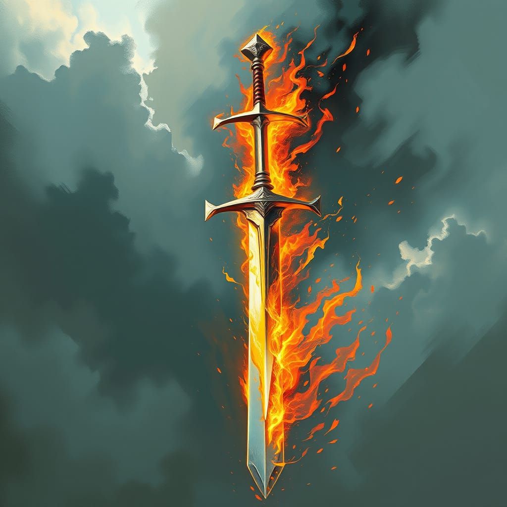 Majestic Excalibur: Elemental Sword of Power