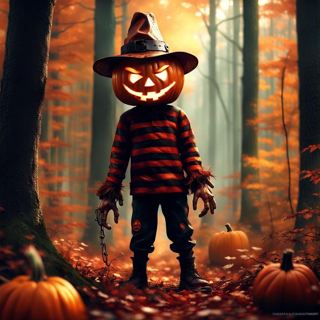 Freddy Krueger - pumpkin edition