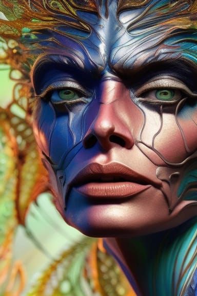 Donald Trump Portrait in Van Gogh Style