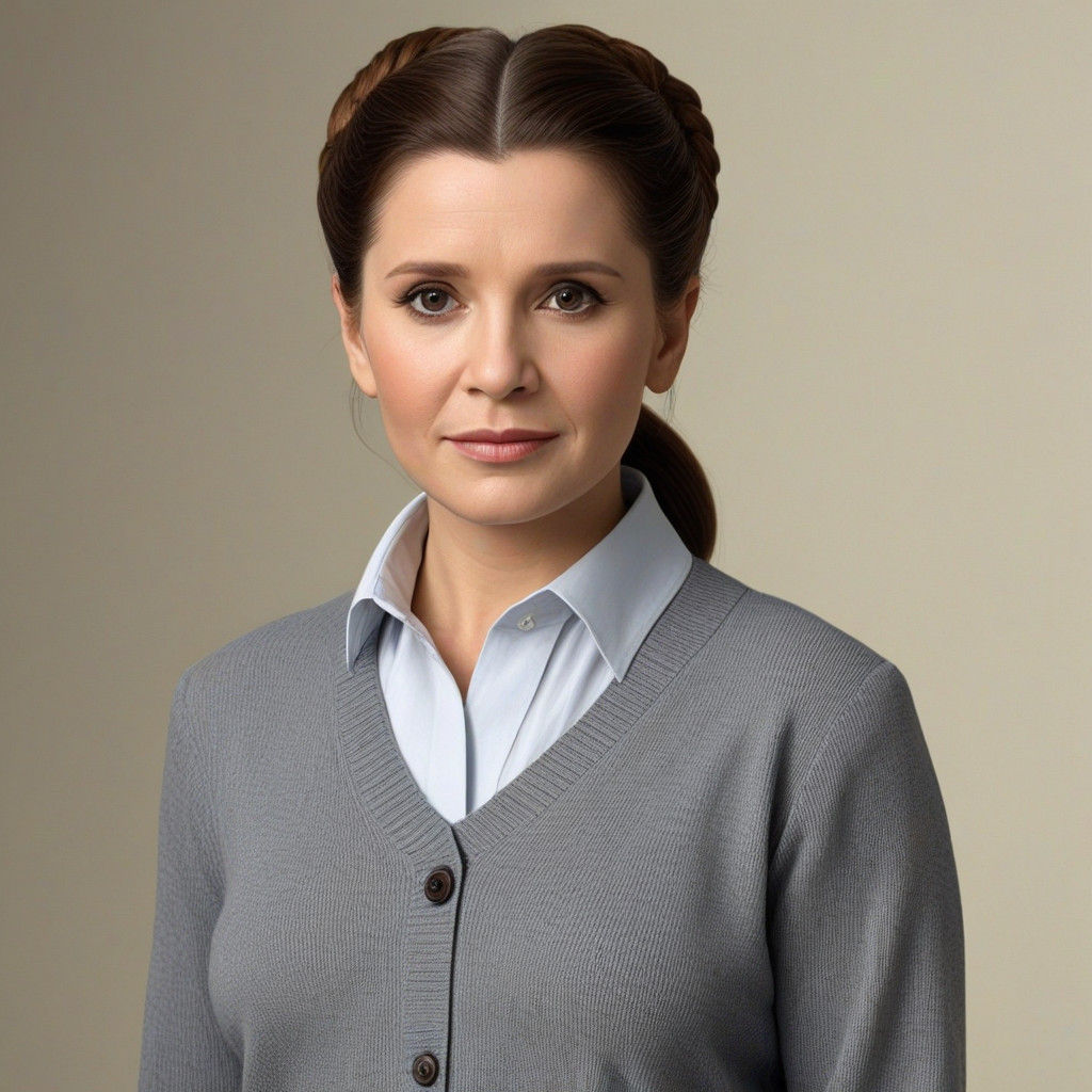 Galactic Princess in Elegant Attire