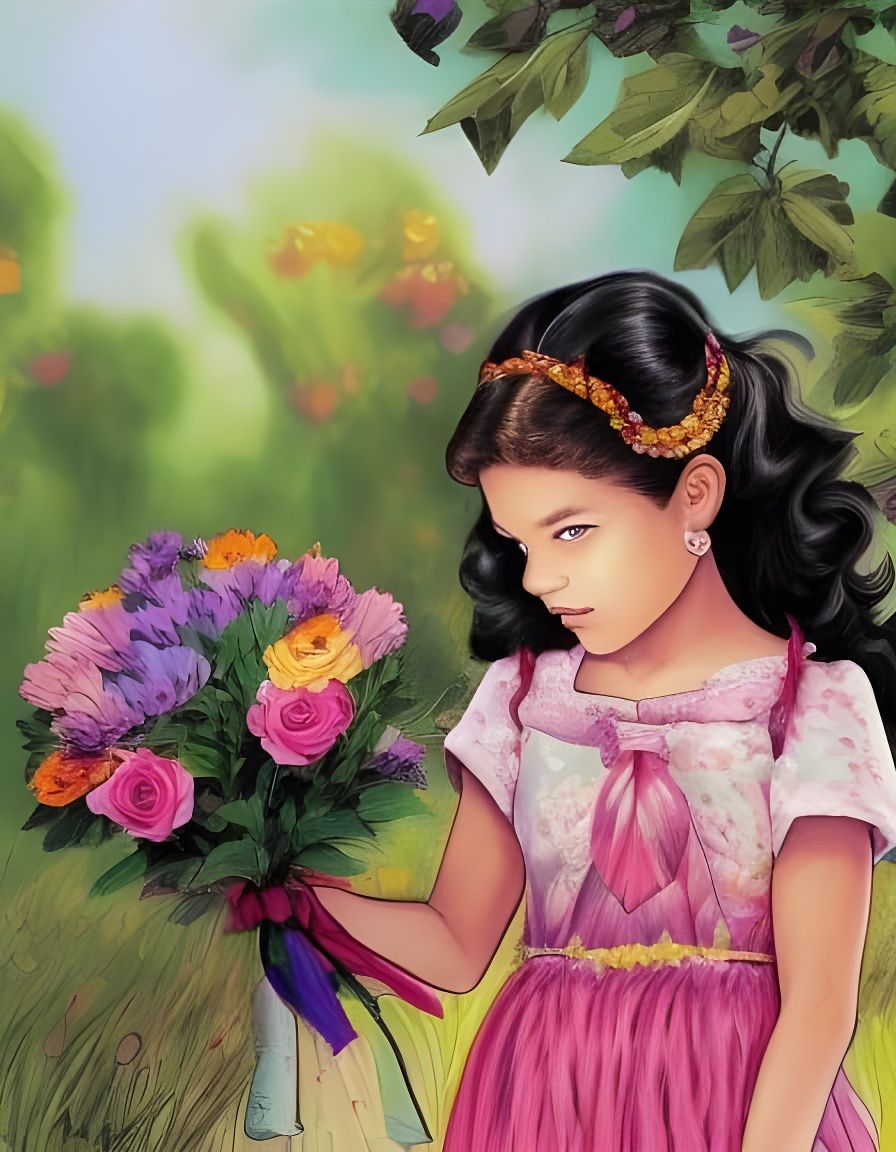 Floral Stems with Ribbons: Elegant Arrangement