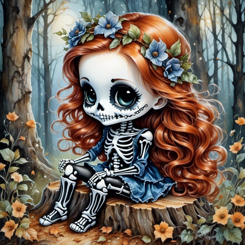 skeleton chibi